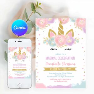 Unicorn Invitation, Unicorn Invitation